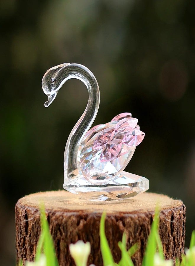 Crystu Feng Shui Glass Duck Vastu Items for Home for Money, Glass Swan/Duck Showpiece, Duck for Good Luck and Prosperity - Image 3